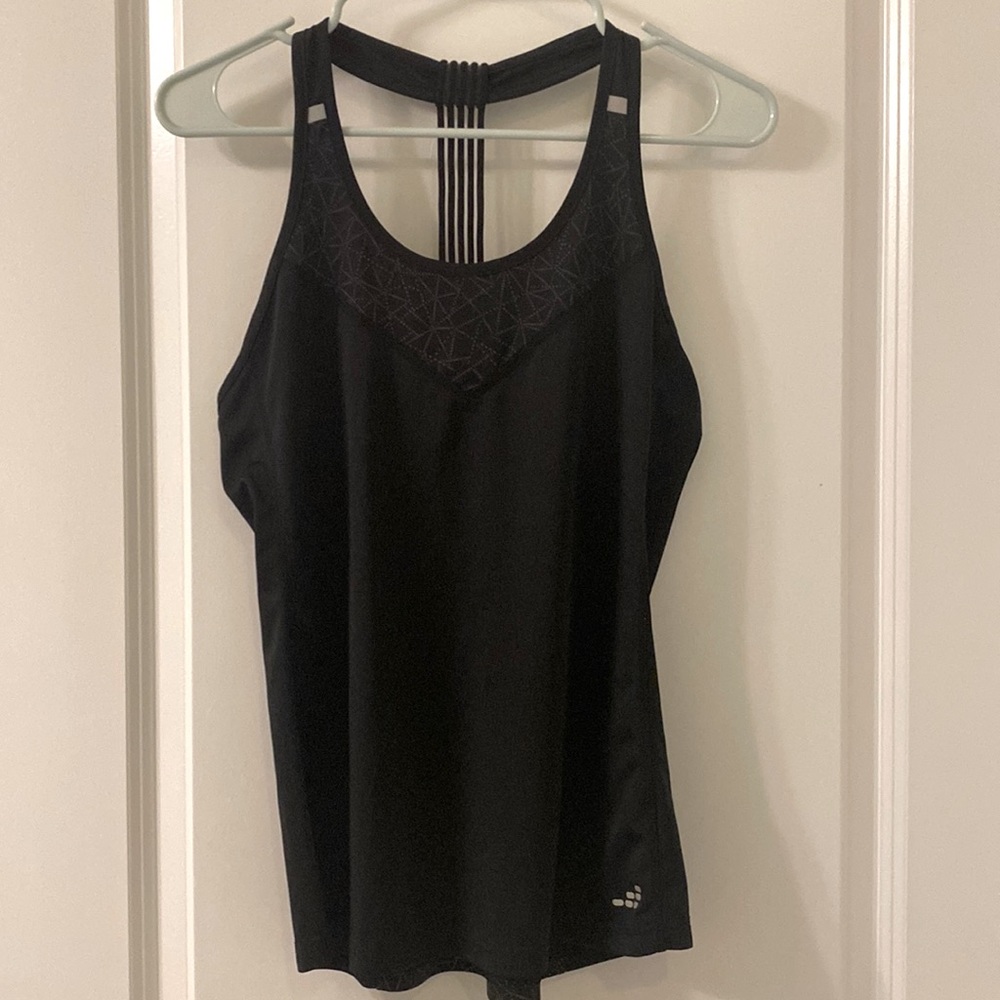 Black Fitted Racerback
